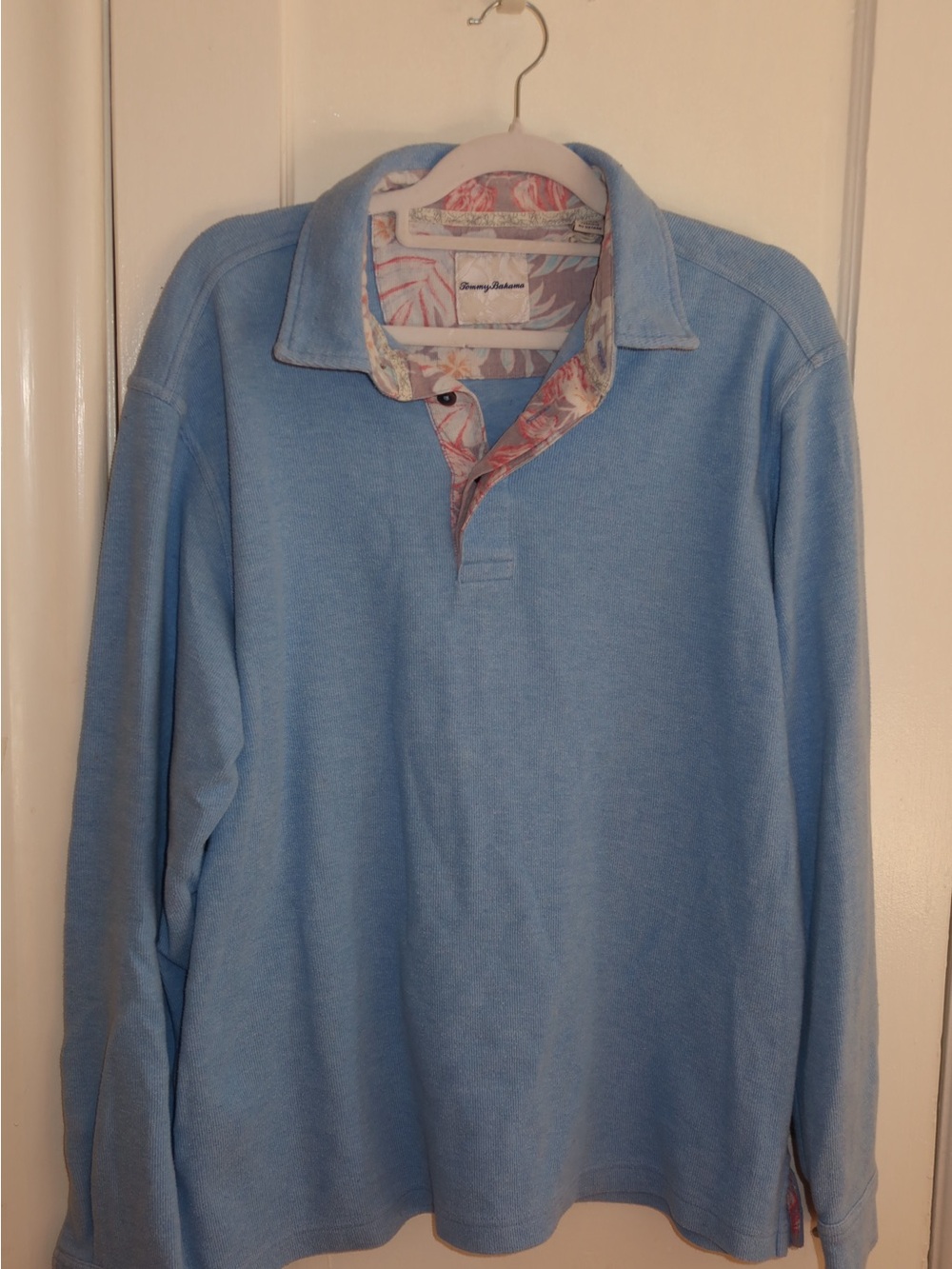 Tommy Bahama Montserrat Long-Sleeve Polo Shirt.